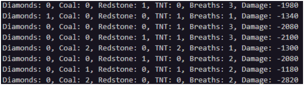 Metadata from early in the training process